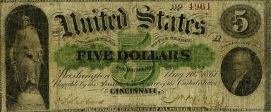 5 Dollars Obverse