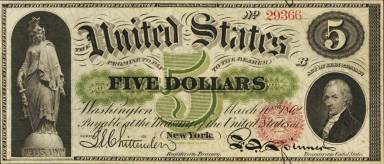 5 Dollars Obverse