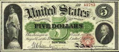 5 Dollars Obverse