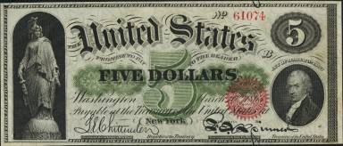 5 Dollars Obverse