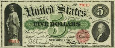 5 Dollars Obverse
