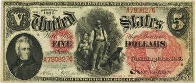 5 Dollars Obverse