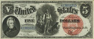 5 Dollars Obverse