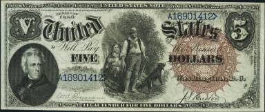 5 Dollars Obverse