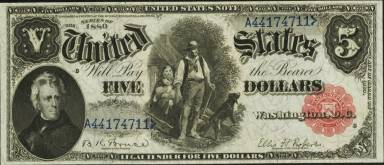 5 Dollars Obverse
