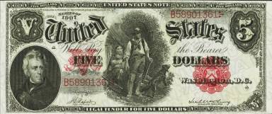 5 Dollars Obverse