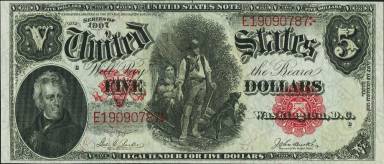5 Dollars Obverse