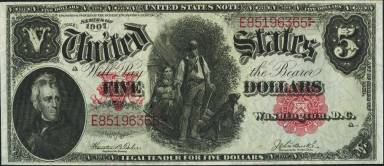 5 Dollars Obverse
