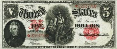 5 Dollars Obverse