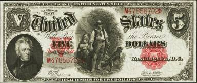 5 Dollars Obverse