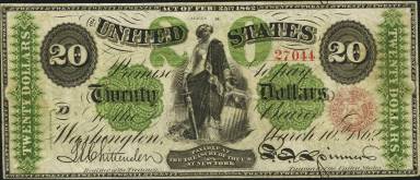 20 Dollars Obverse