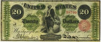 20 Dollars Obverse