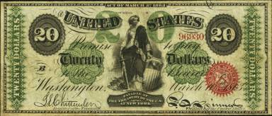 20 Dollars Obverse