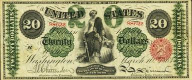 20 Dollars Obverse