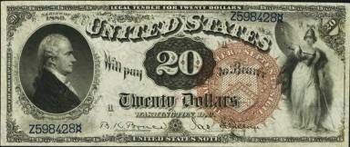 20 Dollars Obverse