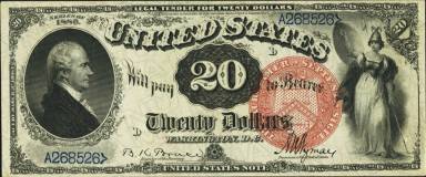 20 Dollars Obverse