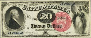 20 Dollars Obverse
