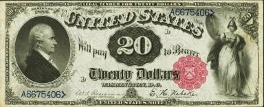 20 Dollars Obverse