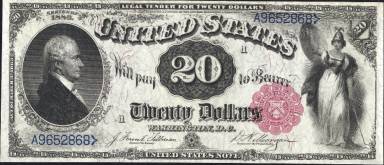 20 Dollars Obverse