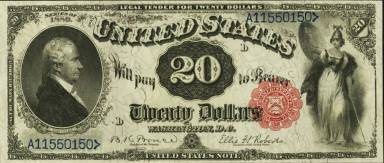 20 Dollars Obverse